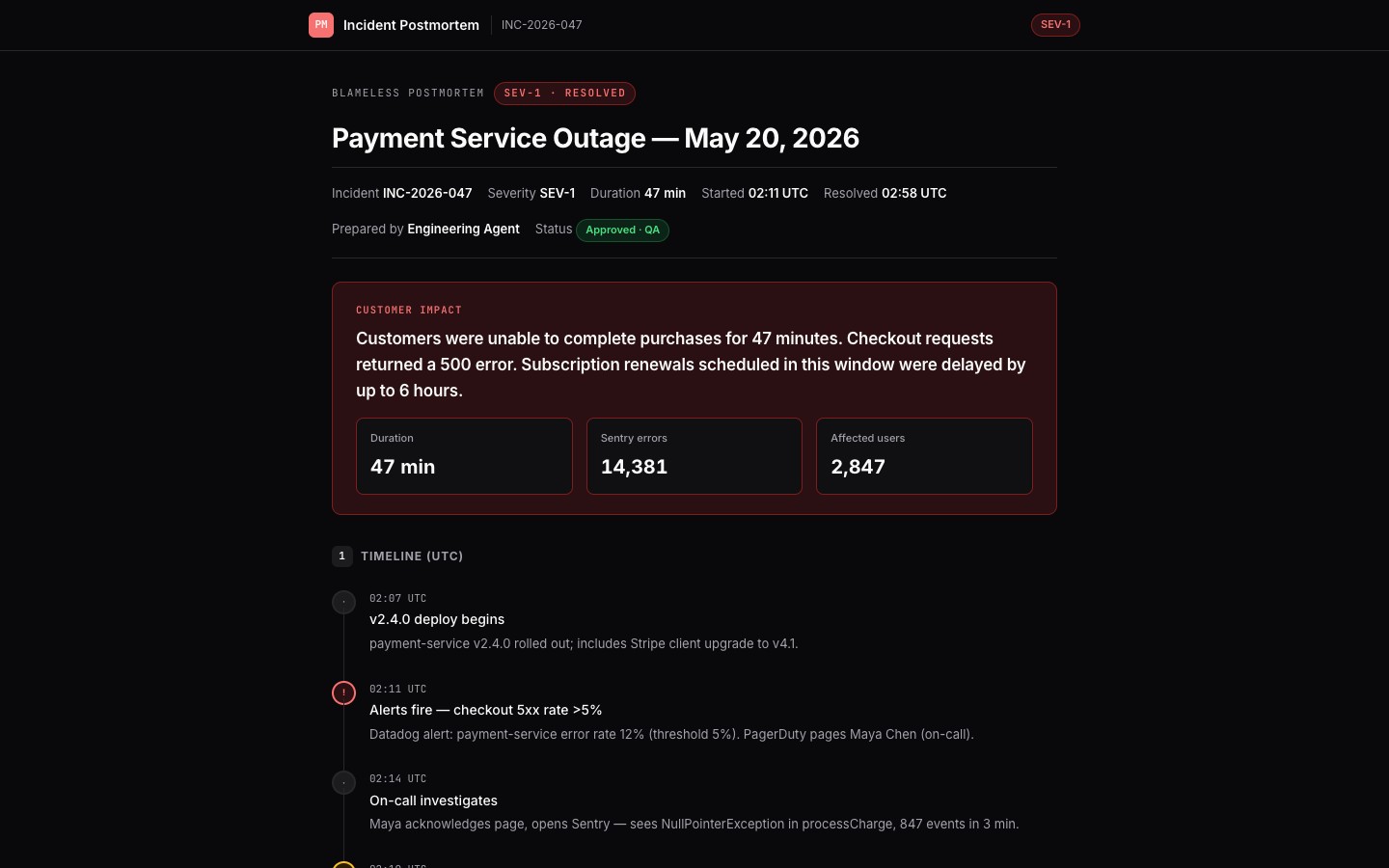 incident-postmortem app preview