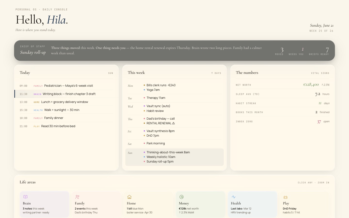 personal-os app preview