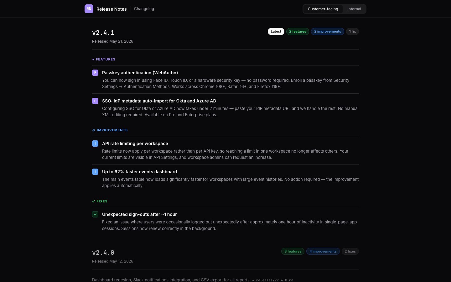 release-notes app preview