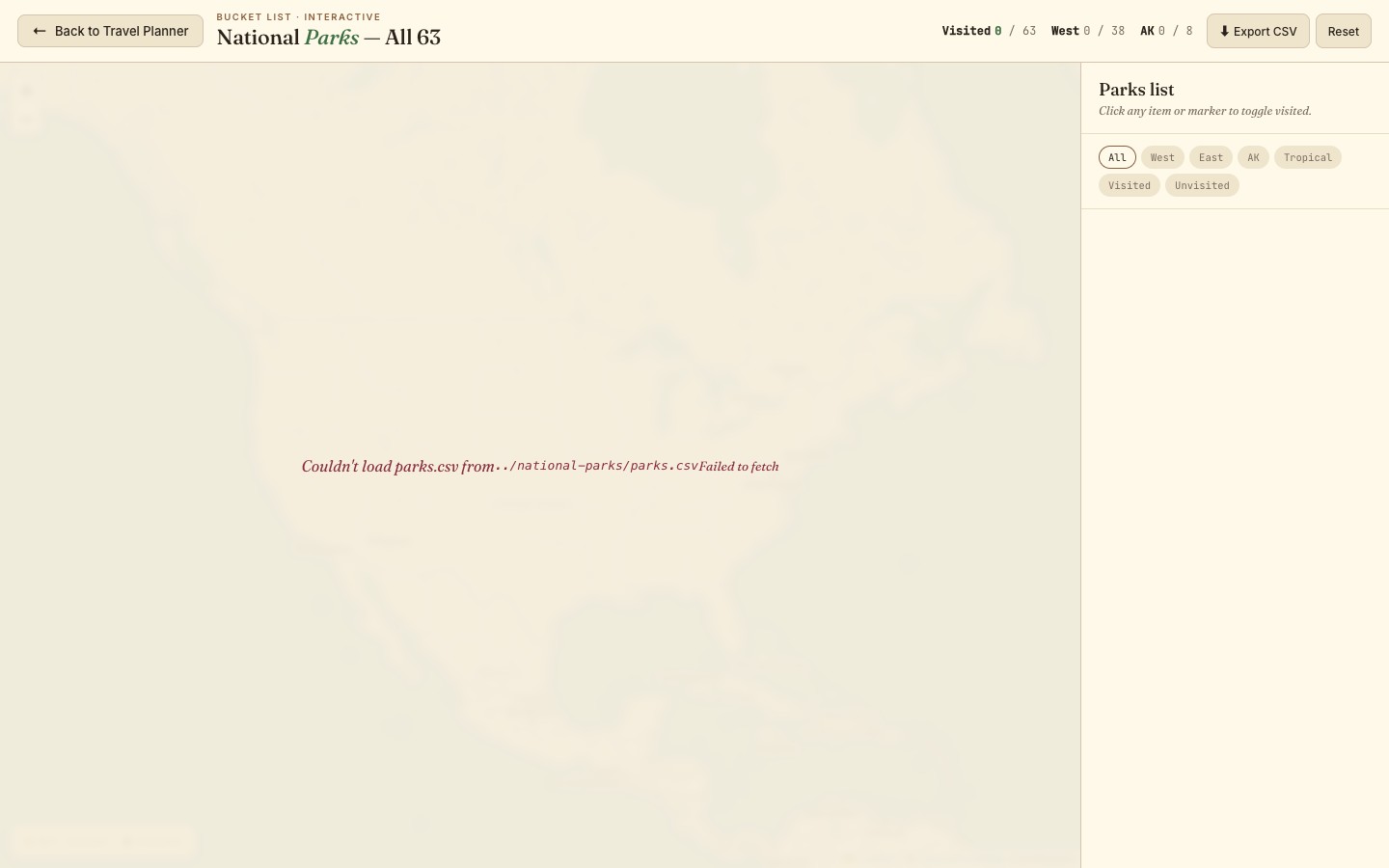 usa-travel-planner app preview